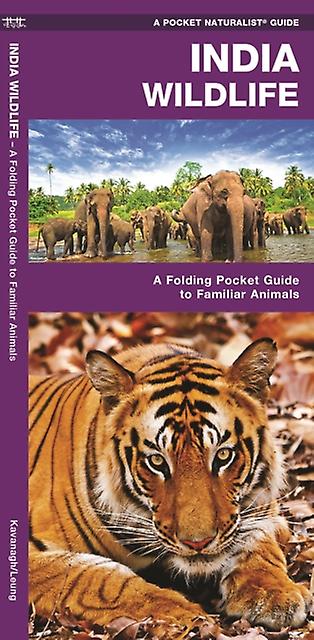 India Wildlife A Folding Pocket Guide To Familiar Animals by James Kavanagh Book