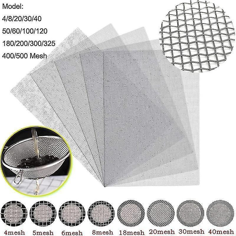 4 500mesh tkaný drôt Vysoko kvalitný nerezový preosievací filtračný plech Nerezový oceľový mikrónový filter