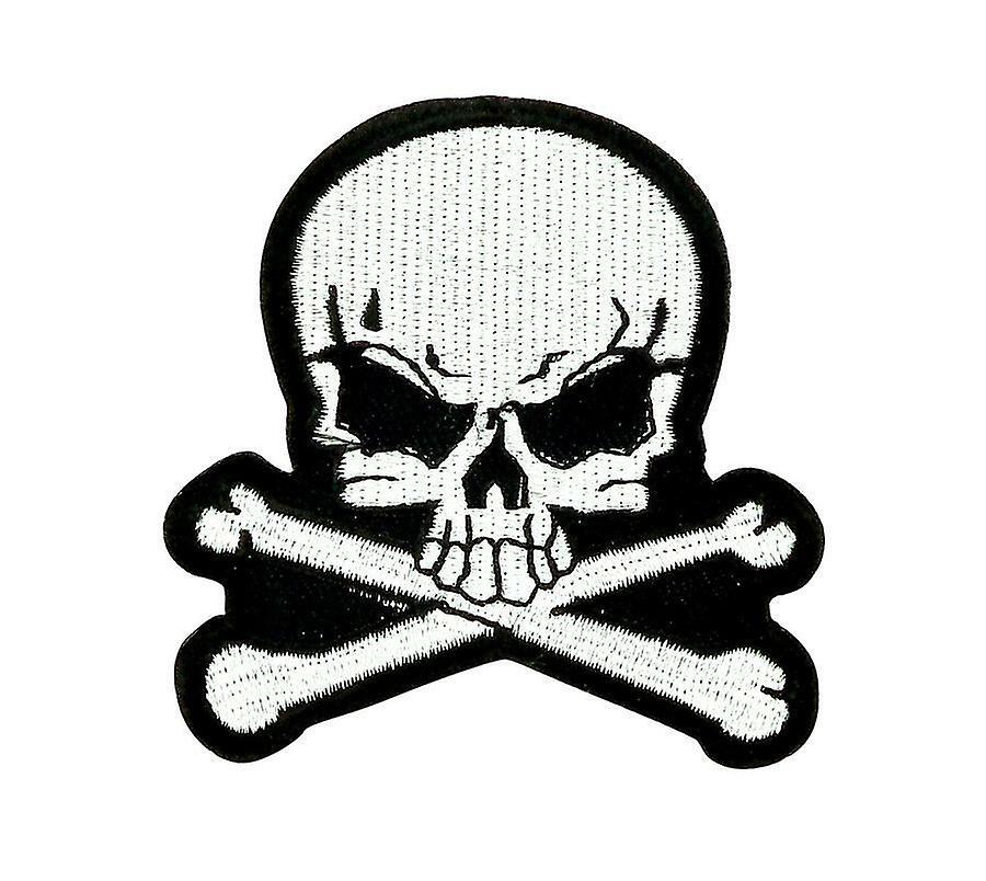 Patch badge embroidery backpack skull motorcycle thermo-adhesive R3