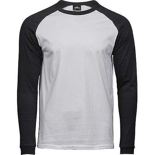 Tee Jays Mens Long-Sleeved Baseball T-Shirt