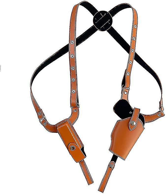 Shoulder Holster, Vertical Gun Holster Underarm Double Pistol Holster W/ Adjustable Straps For 1911