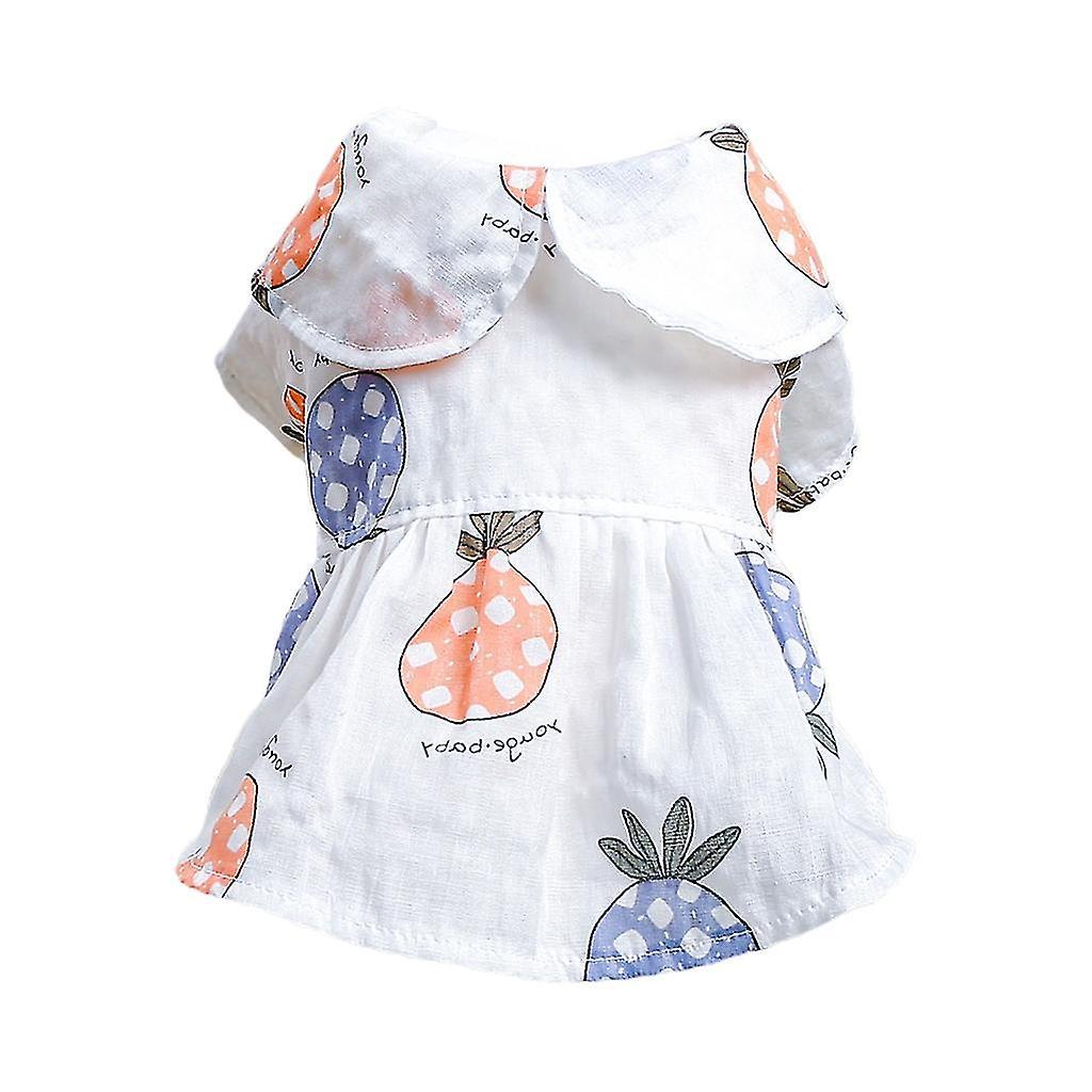Dog Costume Dress Cute Summer Clothes For Girl Cats Puppies Small Dogs