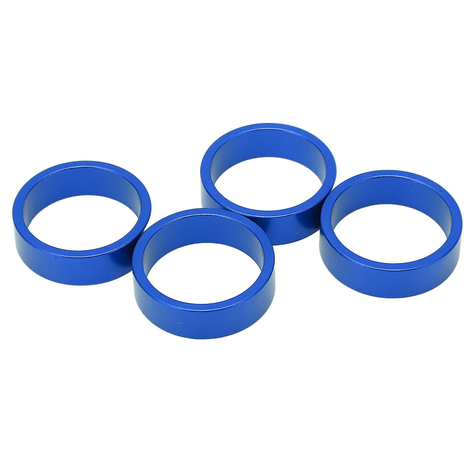 Bike Handlebar Stem Spacers,4 Pcs Aluminium Alloy Bicycle Front Fork Stem Spacers Bicycle Stem Headset Spacers Future-Proof Design