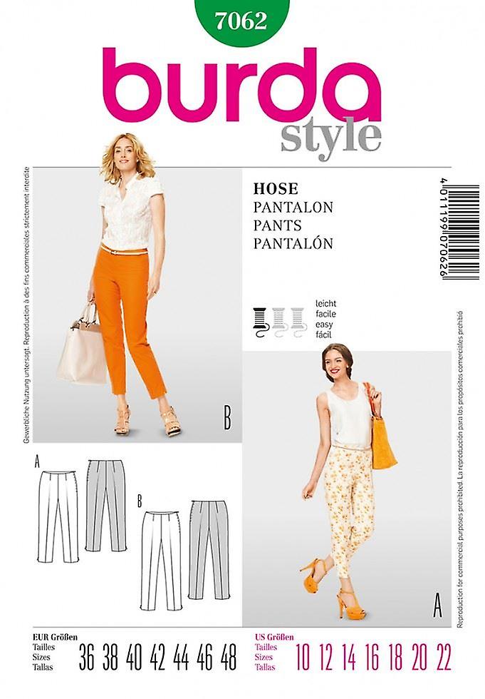 Burda Paper Sewing Pattern 7062