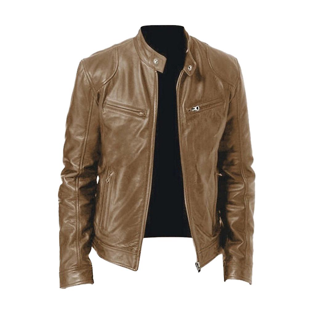 Mens Motorcycle Jacket Multiple Sizes Available Windproof Warm Jackets Multi Front Pockets
