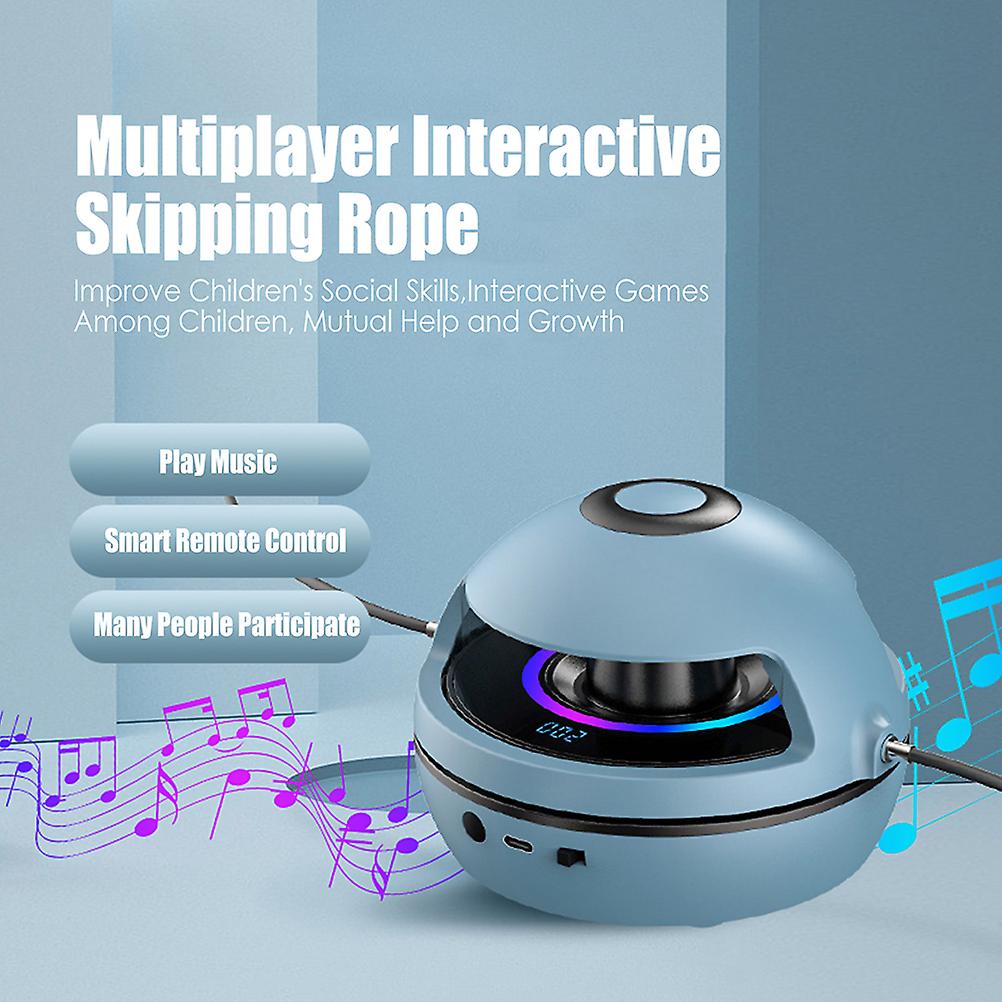 Jump Rope Electric Skipping Ropes Jumping Rope Adjustable 1-10 Speed Level Remote Control Jump Rope for Kids Adults