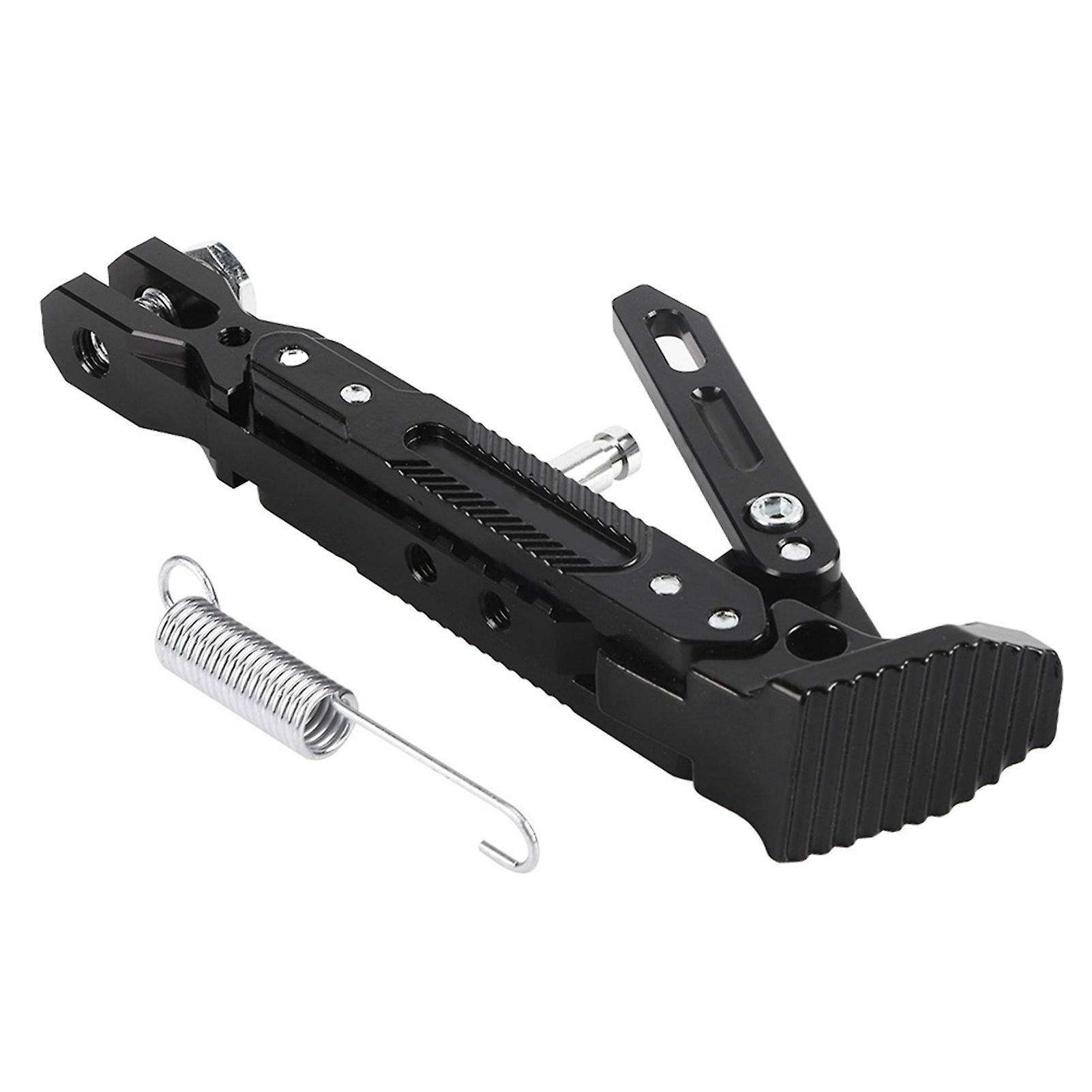 Universal Adjustable Kickstand Foot for NMAX 155 20152016 NMAX 125 Black