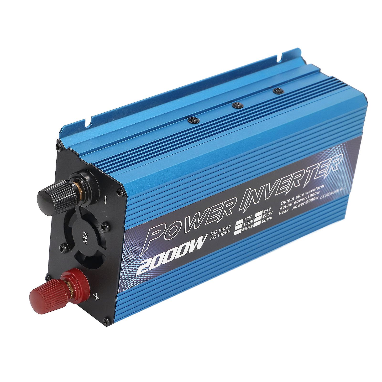 2000W Solar Power Inverter Aluminum Alloy Modified Sine Wave