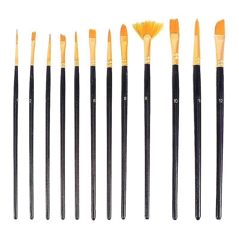 12pcs olieverfborstel