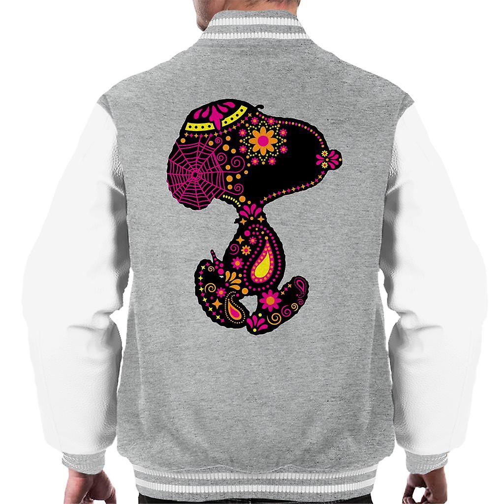 Peanuts Day Of The Dog Snoopy Men's Varsity Jacket