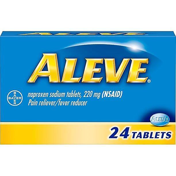 Aleve Smärtstillande/febernedsättande naproxen natriumkapslar, 220 mg, 24 ct