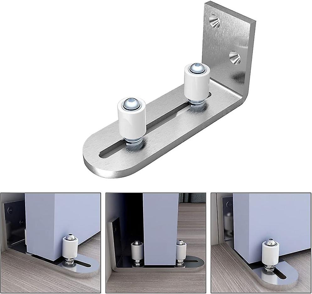 Gulv Guide Skyvedør Guide Dør Guide Veggmontering Kulelager Guide Sølv