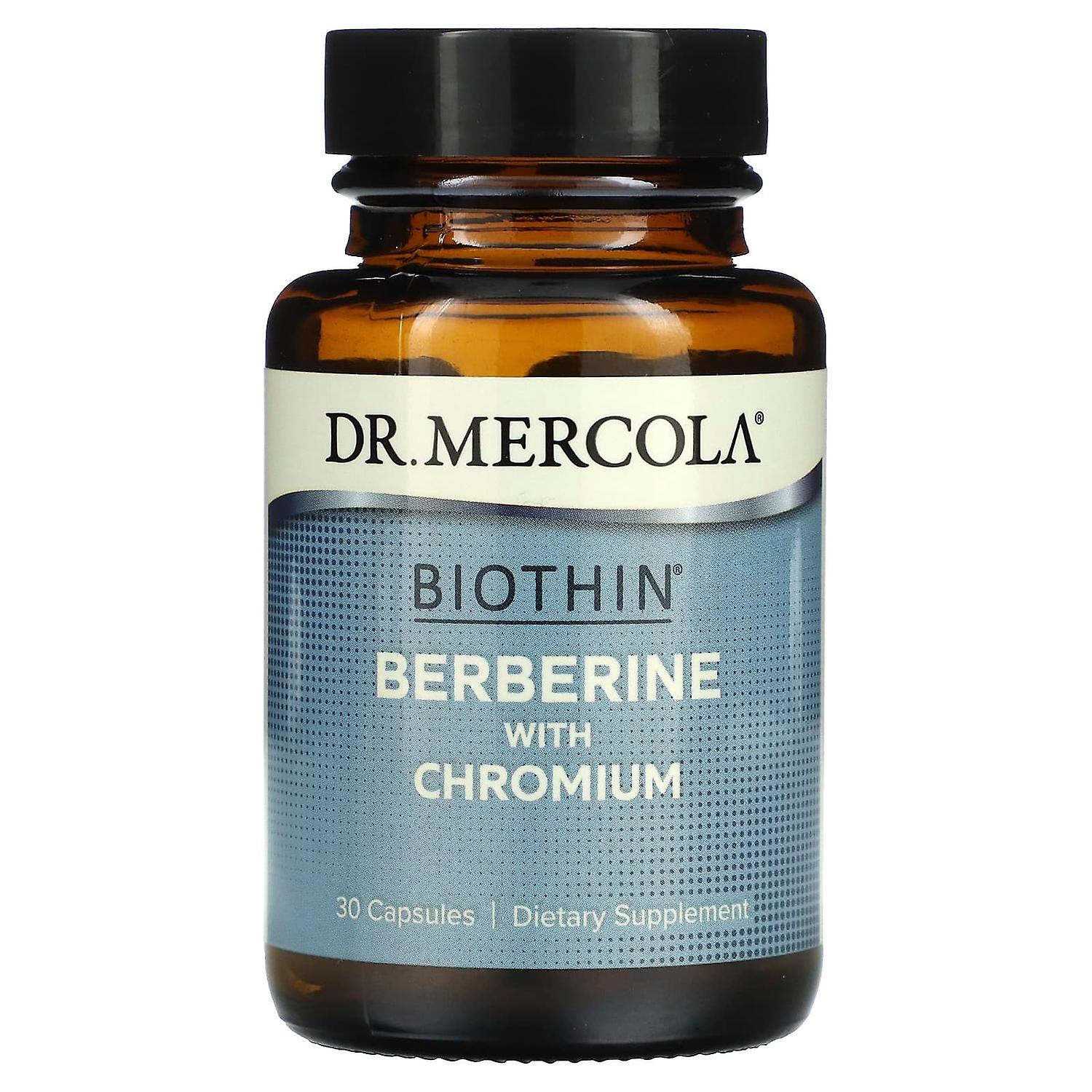 Dr. Mercola, Biothin, Berberine with Chromium, 30 Capsules