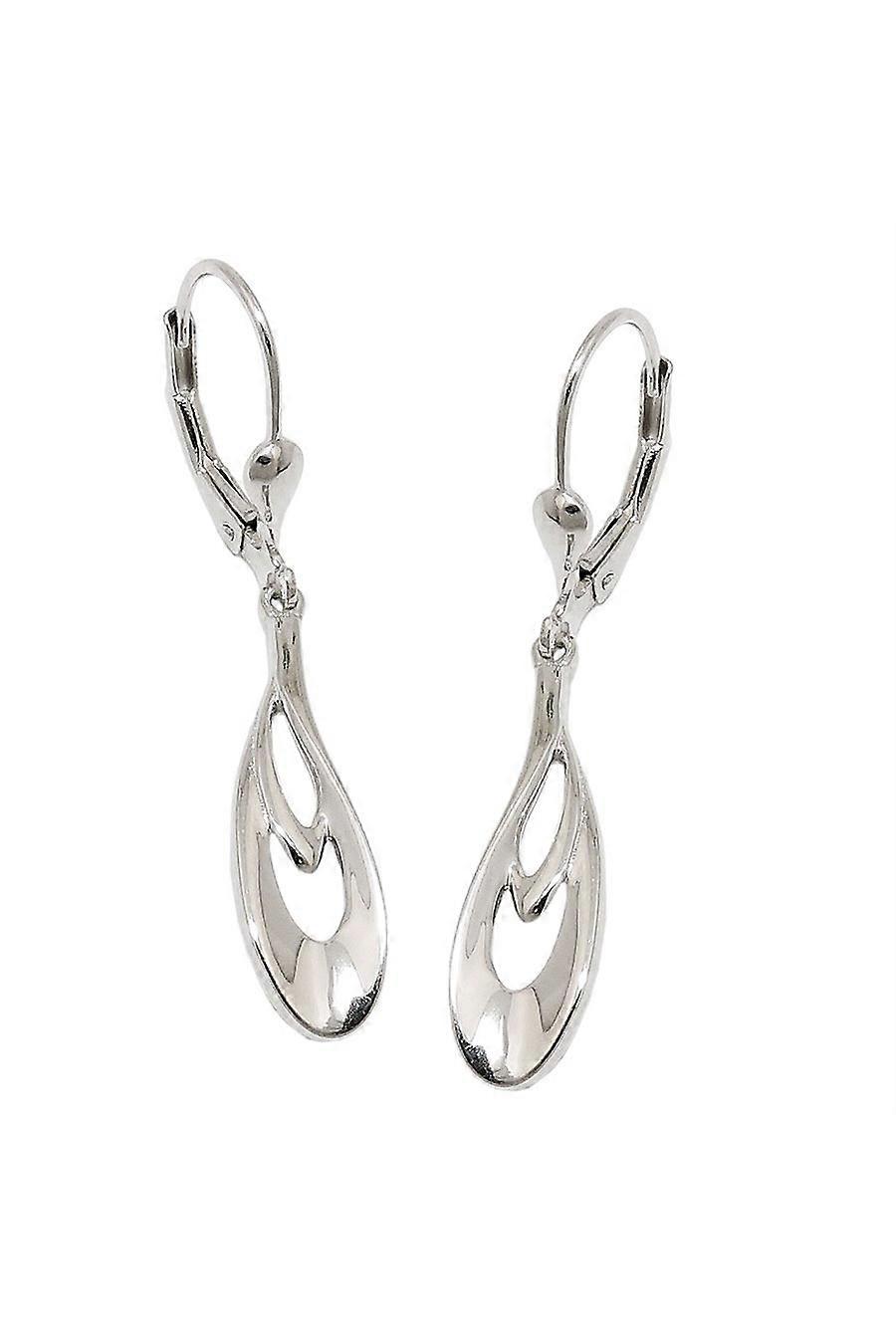 Earring Leverback Bow-shaped Silver 925 - Gl93608