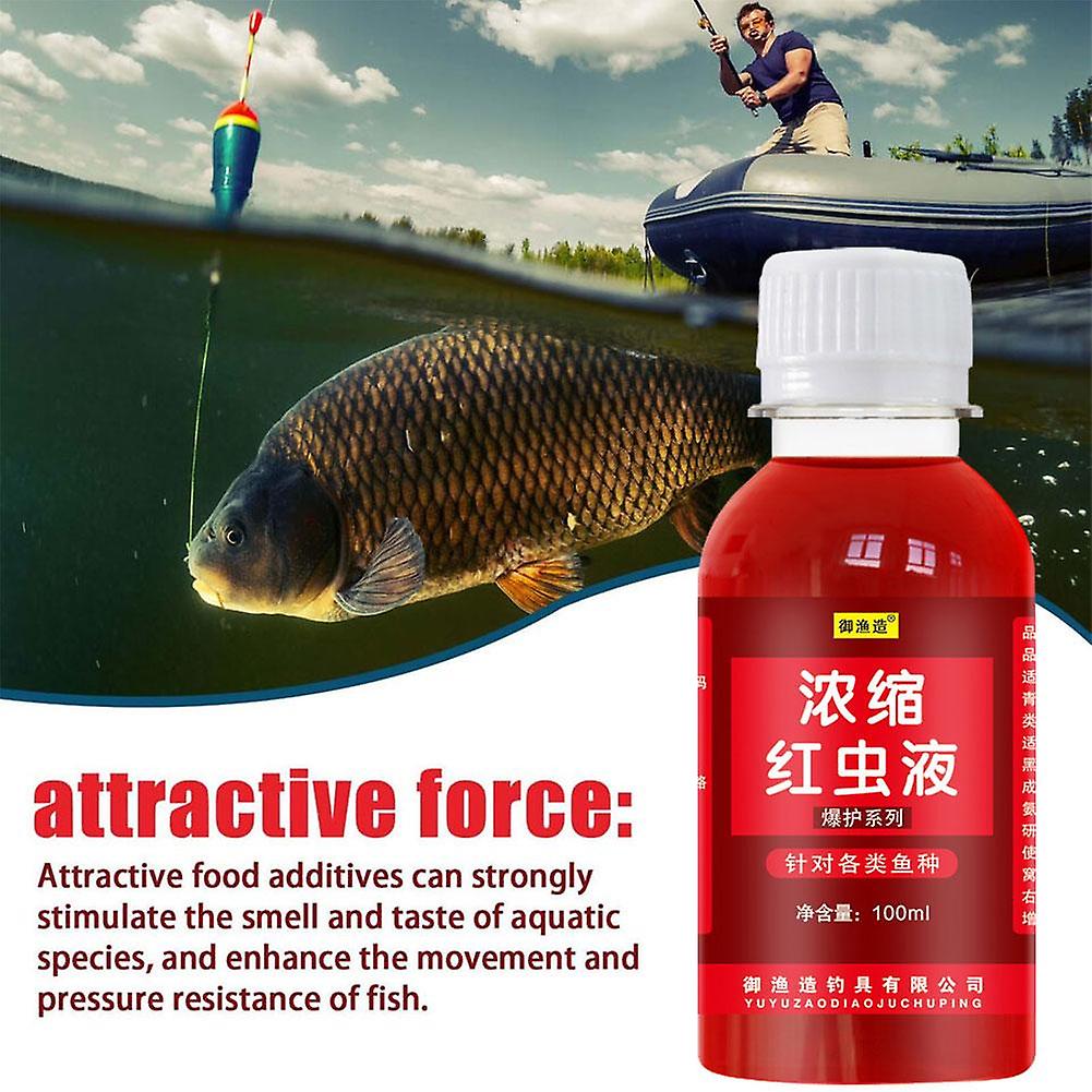 100 ml starker Fischlockstoff, konzentrierter roter Wurm, flüssiger Fischköderzusatz