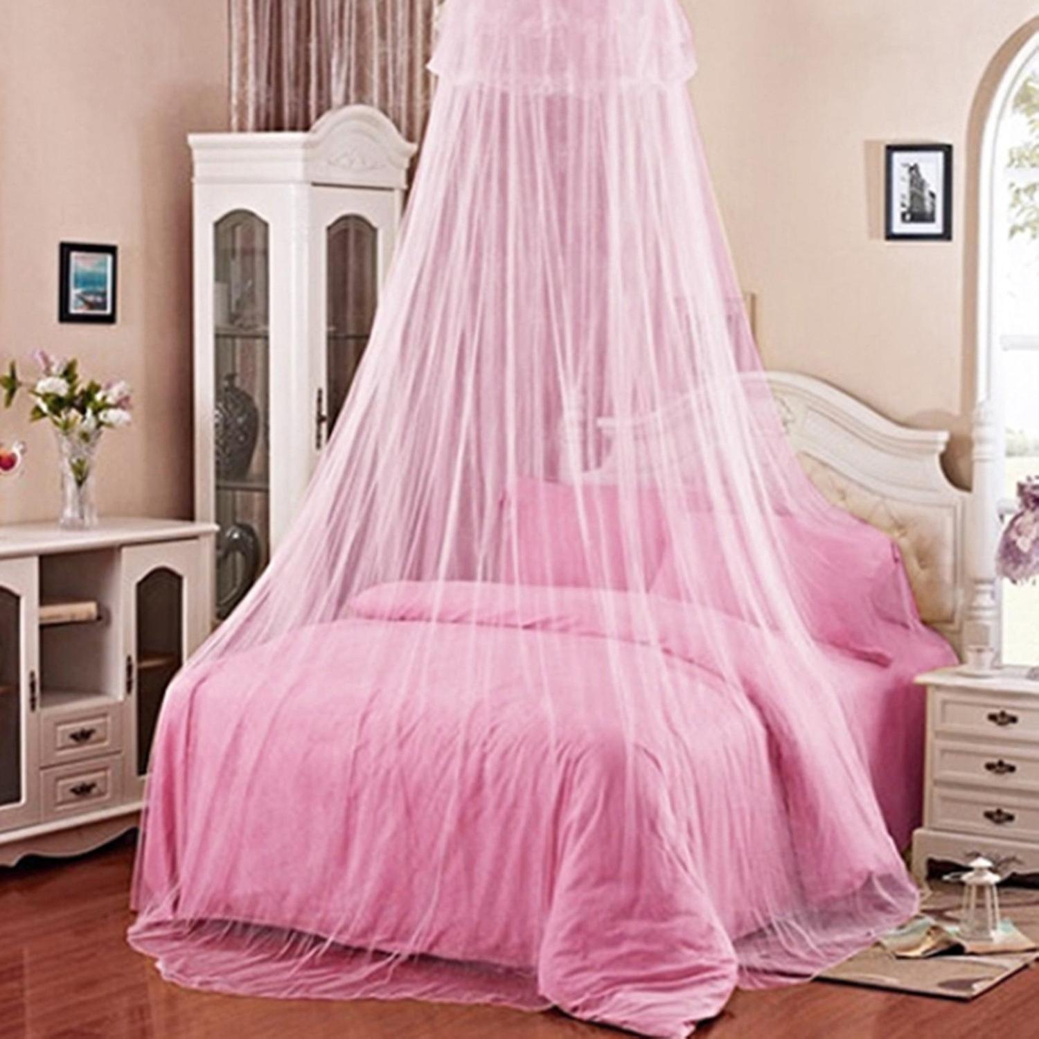 Elegant Lace Insect Bed Canopy Netting Curtain Round Dome Mosquito Net Bedding