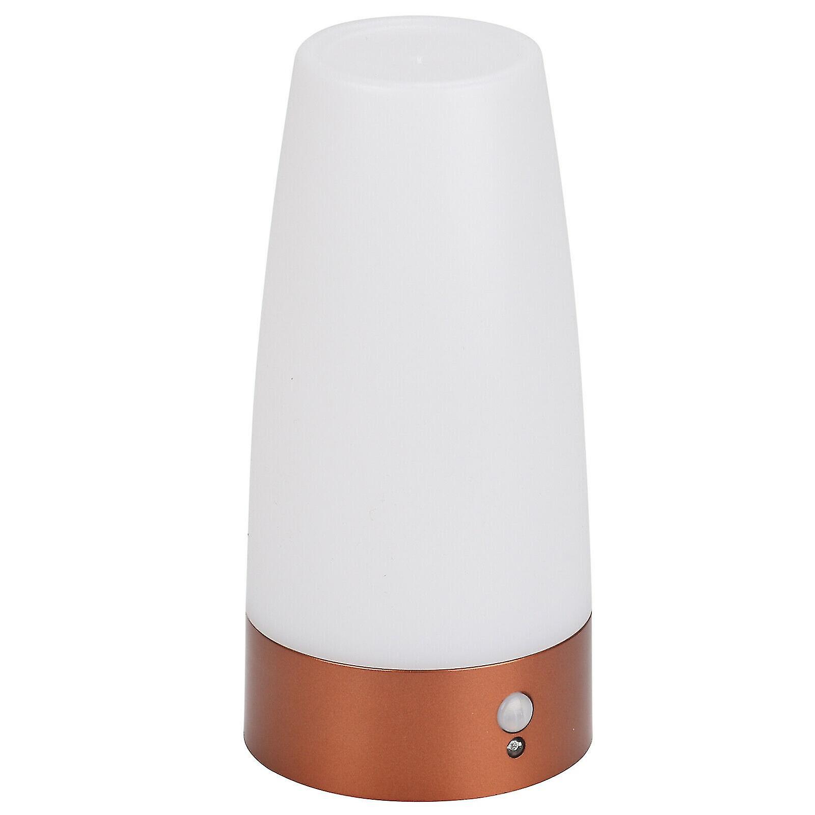 Wireless Pir Motion Sensor Led Night Light Battery PoweRed Table Warm Lamp
