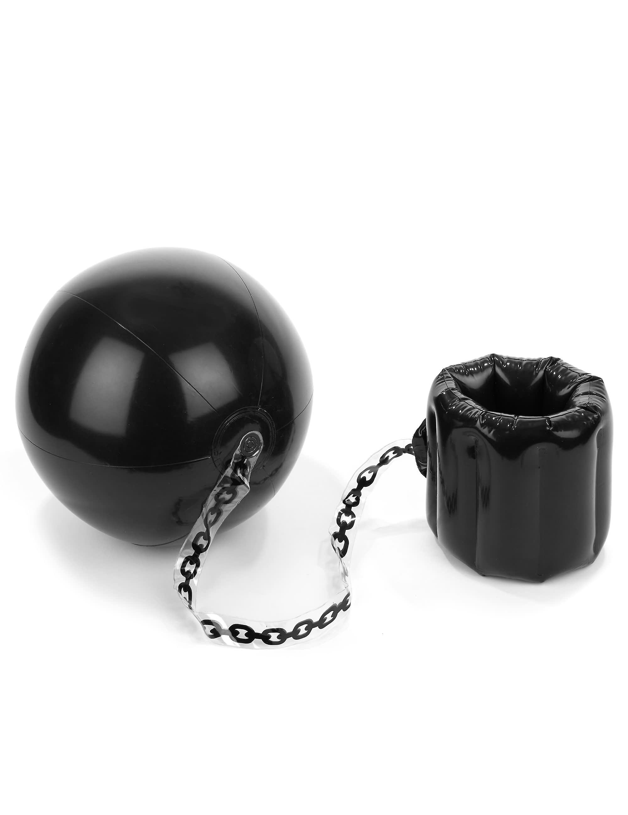 Boulet with inflatable prisoner chain