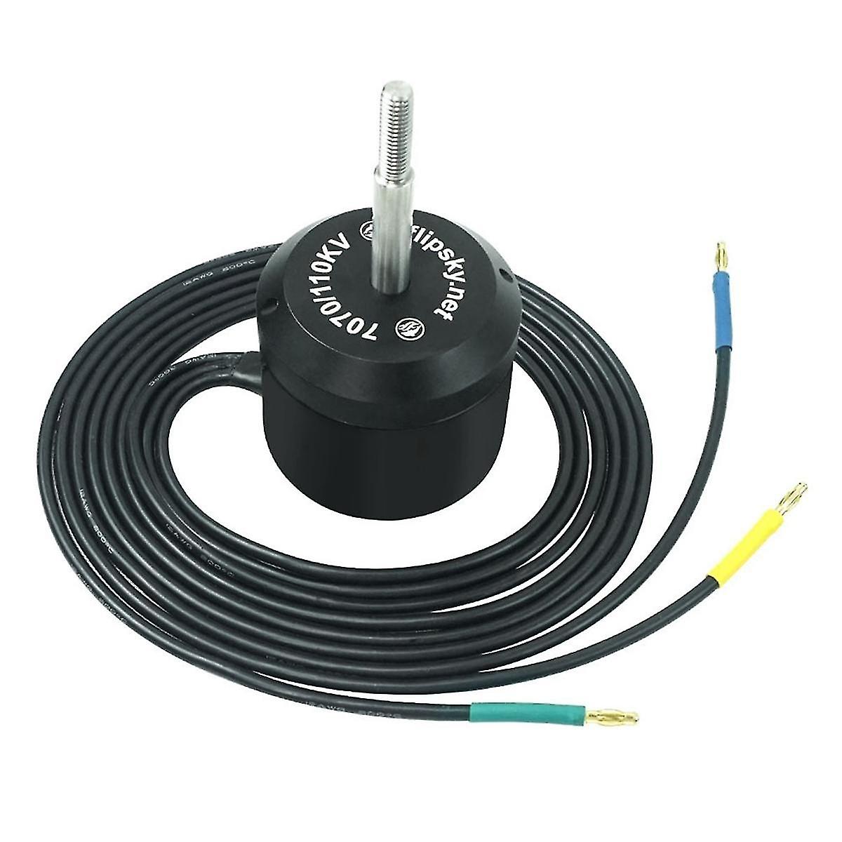 Efoil موتور مقاوم للماء Inrunner فرش 7070 موتور 110kv 4300w لركوب الأمواج قارب تحت الماء من خلال