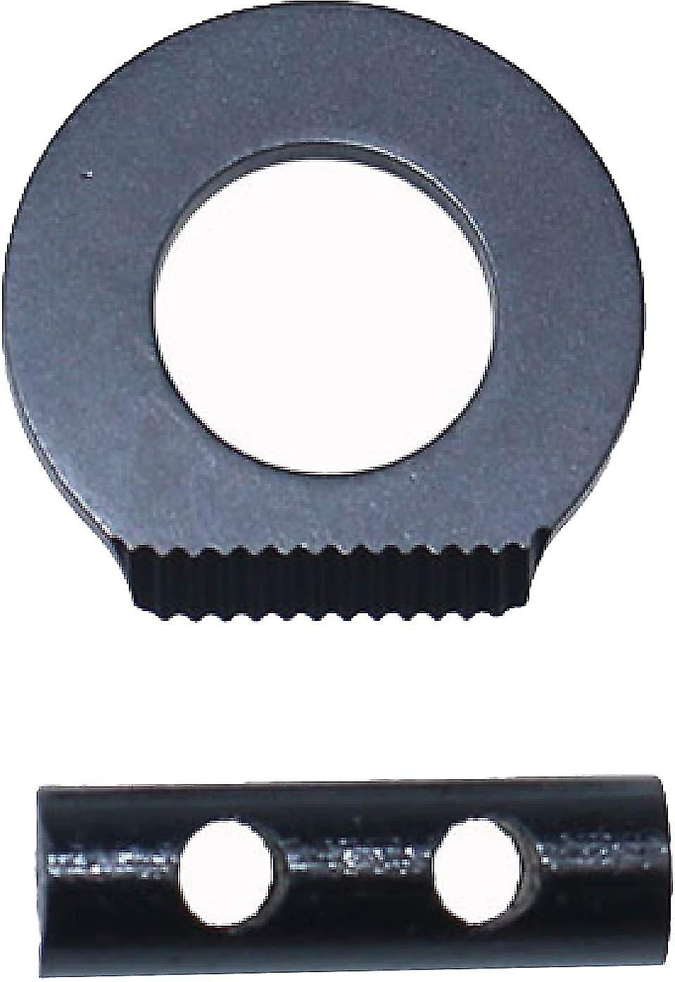 Metel Magnesium Flint Rod, Double Holes Metal Fire Starter with Scraper, Emergency Survival Tool for