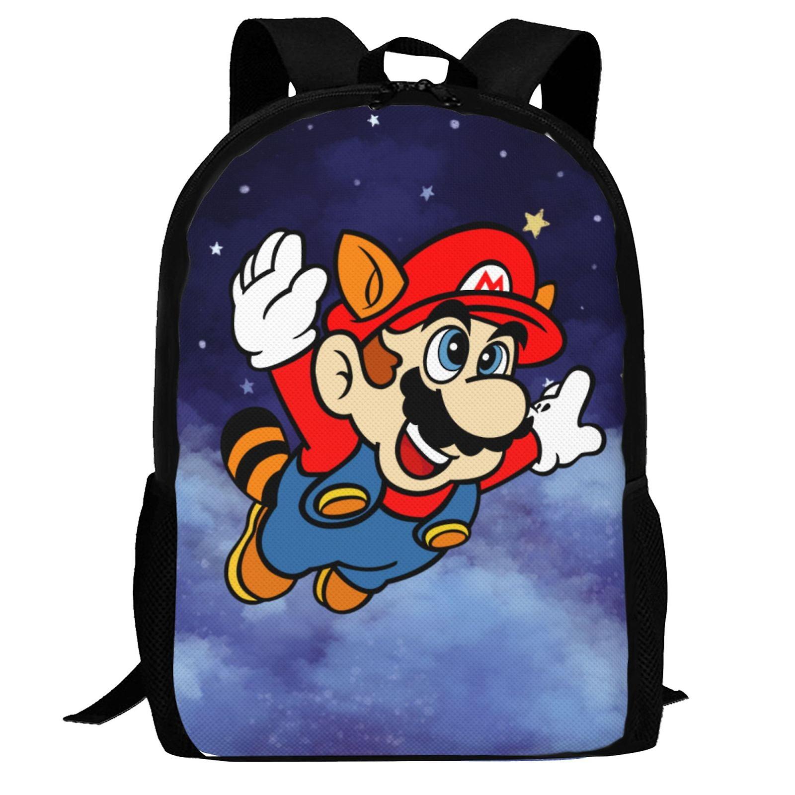 Super Mario Backpack,Laptop Backpack Lightweight Casual DaypackMulti-Function Travel Backpack
