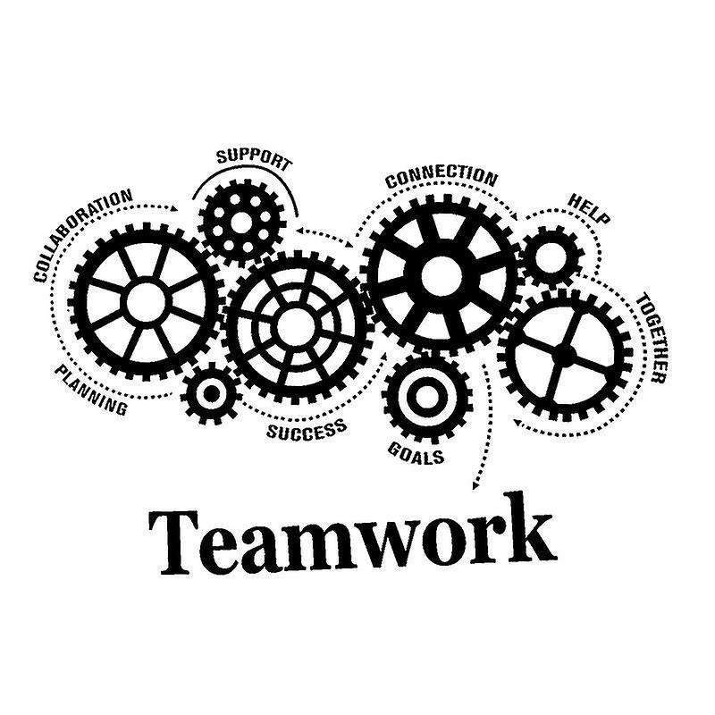 1pcs Team Work Sticker
