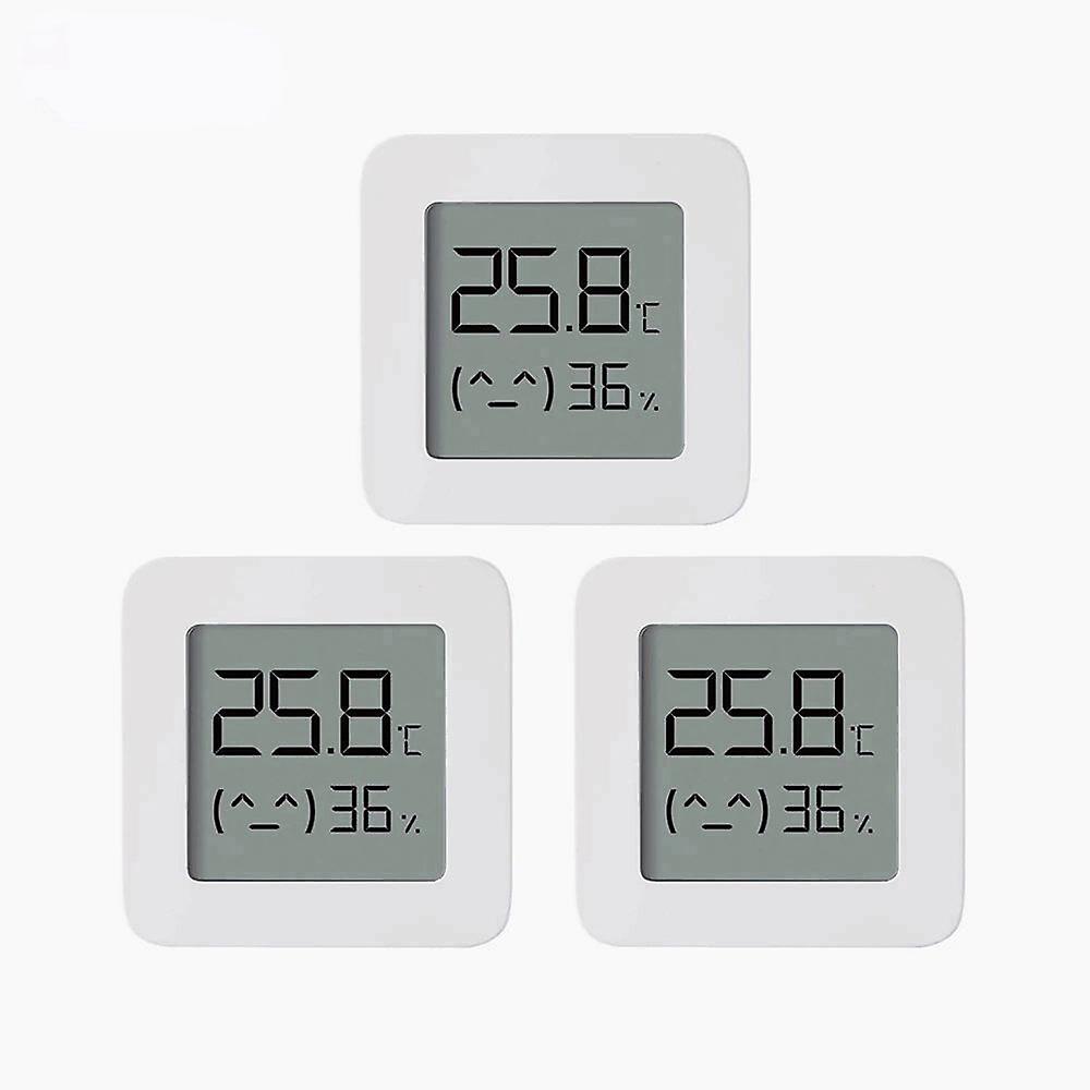 3Pcs Bt Bluetooth Thermometer 2 Wireless Smart Electric Digital Hygrometer Thermometer Work With Mijia App