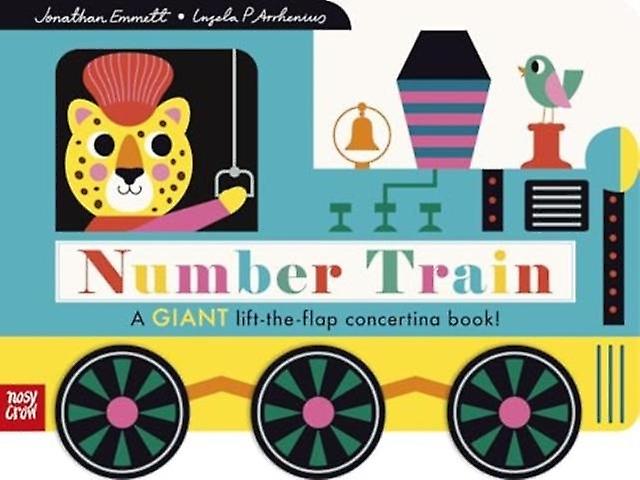 Number Train by Jonathan Emmett Paperback Book