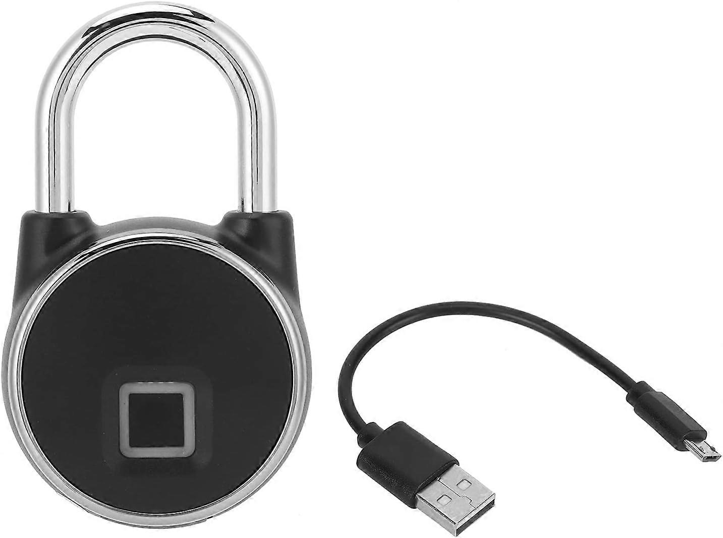 Keyless Fingerprint Secure Padlock for Dorm Lockers and Security