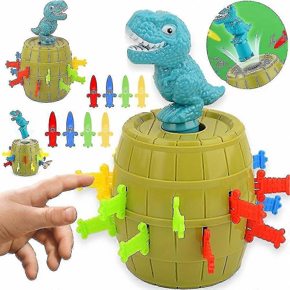 Fun Pop-up Board Game for Adults and Children - Jumping Dinosaur Adventure