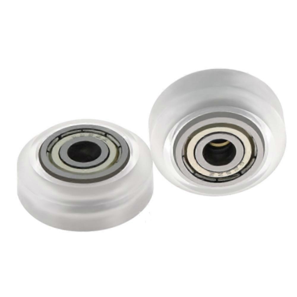 TUZUK Set 10 Pulegge In Plastica Con Cuscinetto Per Stampante 3D - Ruota Folle Diametro 24mm - Per Ender 3, CR-10