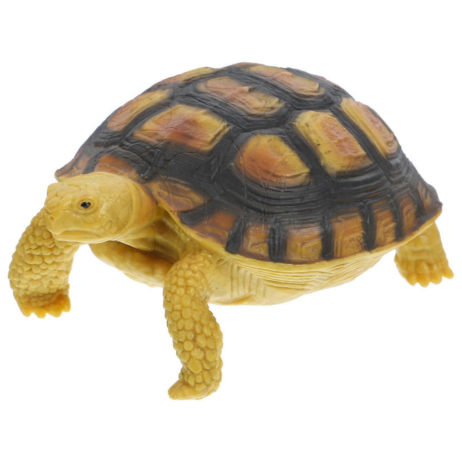 Tortoise Ornament Cognitive Animals Model Plastic Turtle Model Fake Land Tortoise