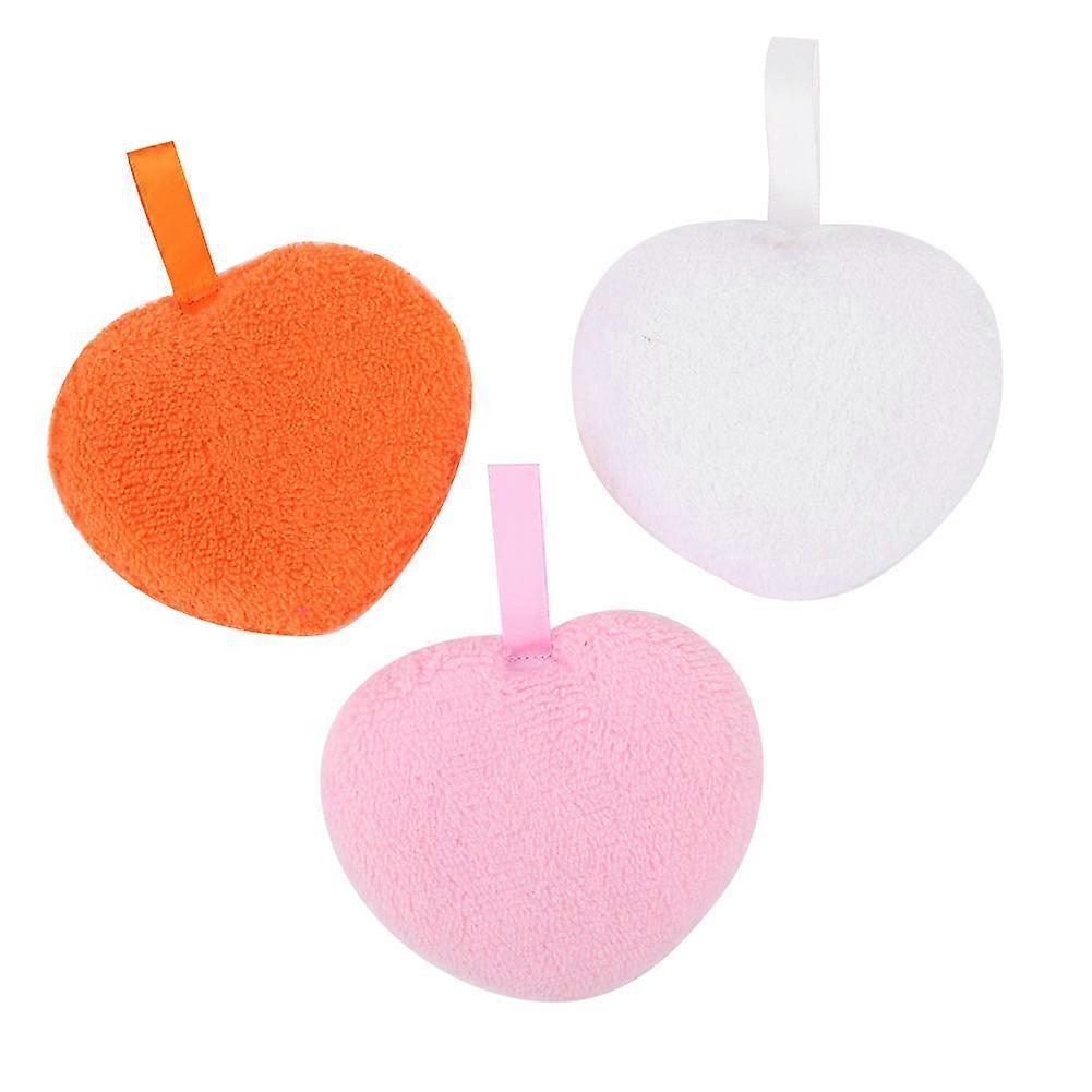 3 Pcs Makeup Removal Puff Reusable Makeup Sponge Microfiber Face Cleansing Towel Cloth Pad#4
