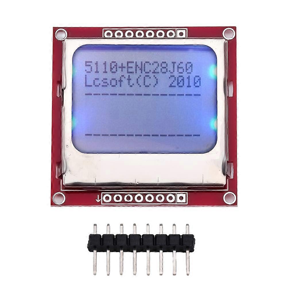 Lcd Screen Control Panel For Ardu37, Screen Technology, White Blue Backlight, 84x48, 84x84, Va5100