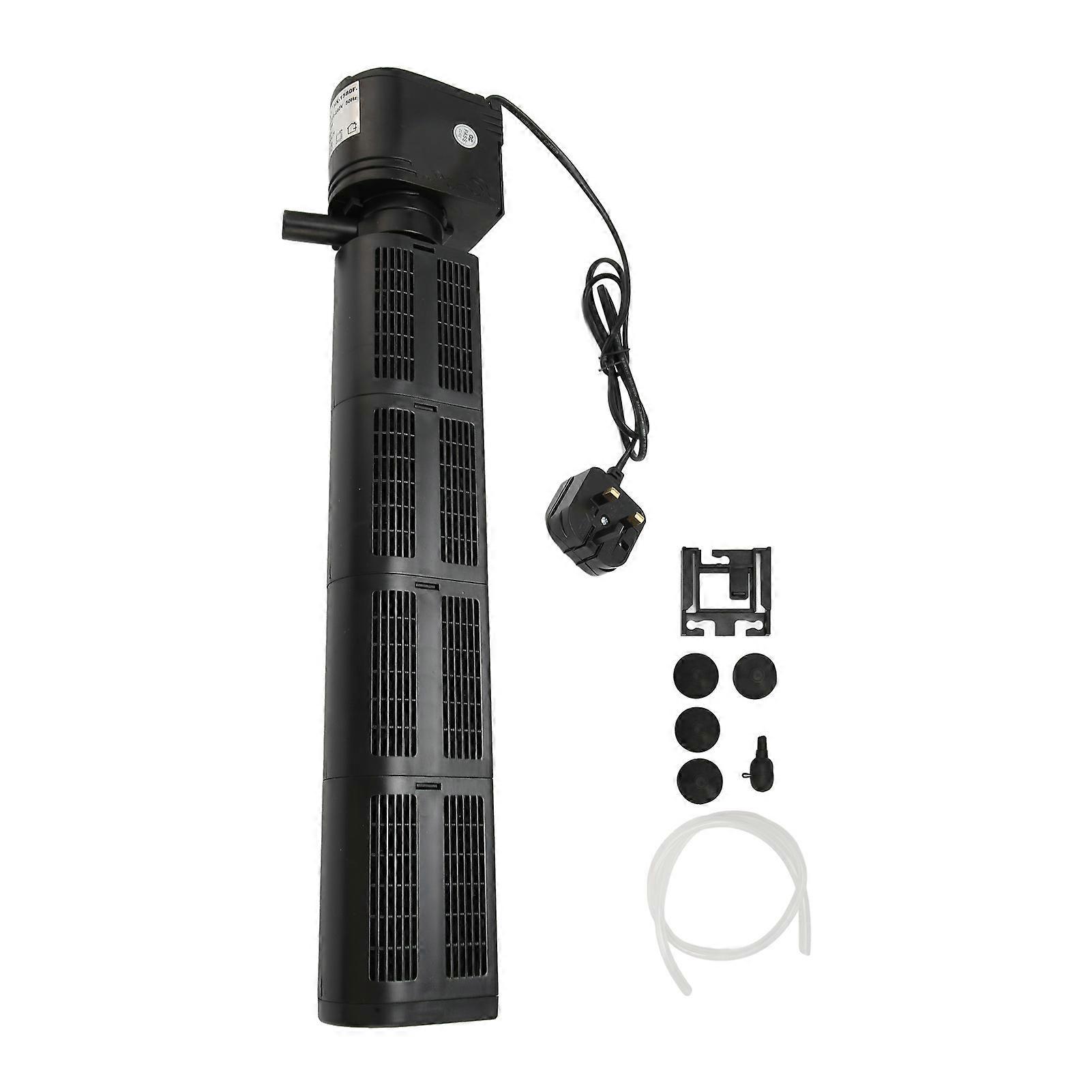 Aquarium Filter 3 in 1 Filtration Circulation Oxygenation Internal Fish Tank Filter Pump UK Plug 220 V HX 1580F2