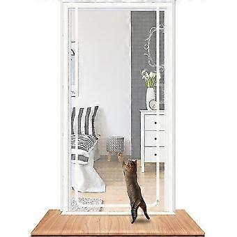 Porta adatta per porte di dimensioni 90 cm x 210 cm, porta a zanzariera spessa e resistente per animali domestici, per cani, gatti e zanzare, adatta per soggiorno, camera da letto, cucina, patio, Cor