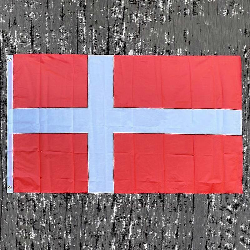 New Denmark Flag 3ft X 5ft Hanging Denmark Flag Polyester Standard Flag Banner