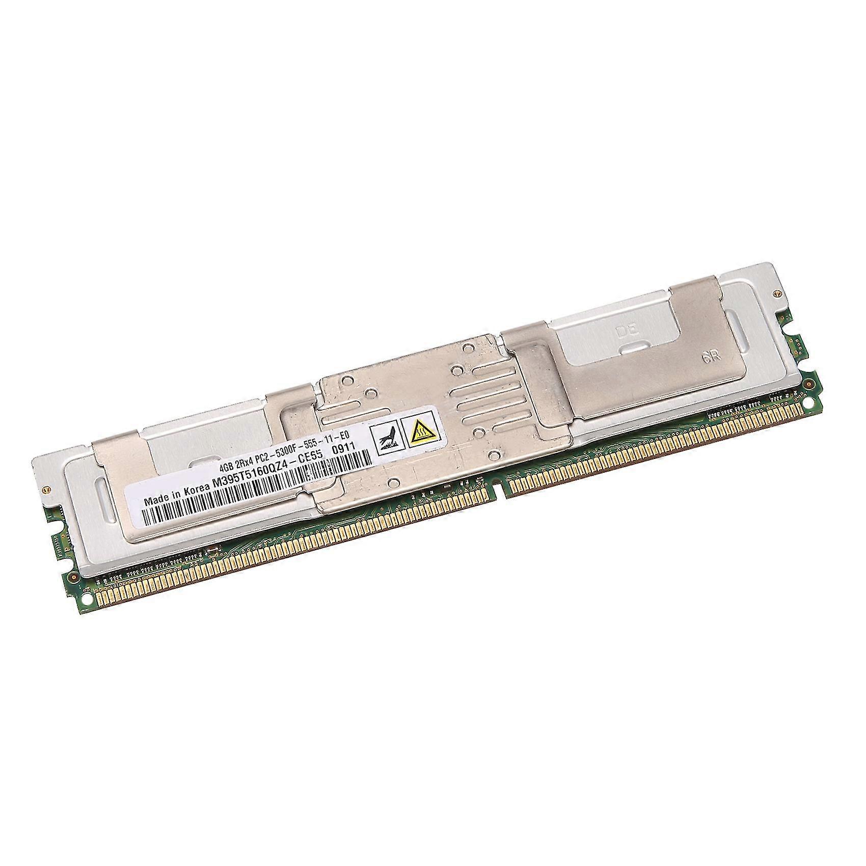 DDR2 4GB Ram-minne 667MHz PC2 5300f 240 pinner 1.8V Fb Dimm med kjølevest for Amd Intel Desktop