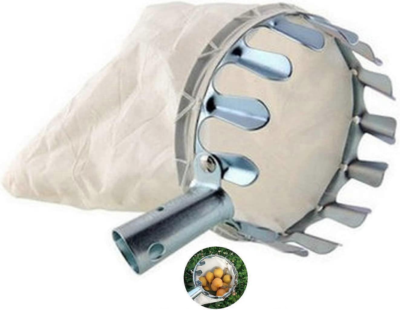 Fruit Picking Tool, Fruit Pickers Gardening Picking Tools Metal Fruit Picker With Collection Bag For Harvesting Apples, Citrus, Pears, Peaches, Garden