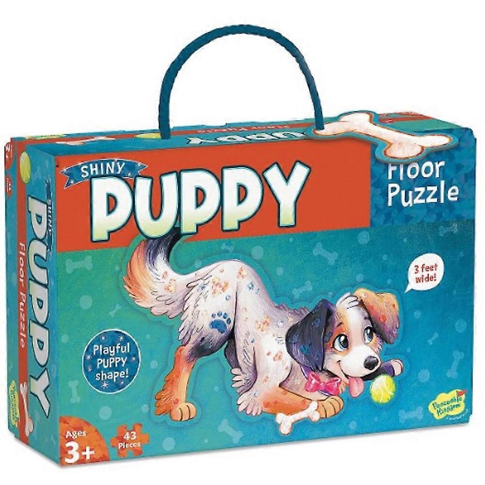 Puppy 43-Piece Floor Puzzle Exciting Fun Puzzle for Kids and Puzzle Enthusiasts