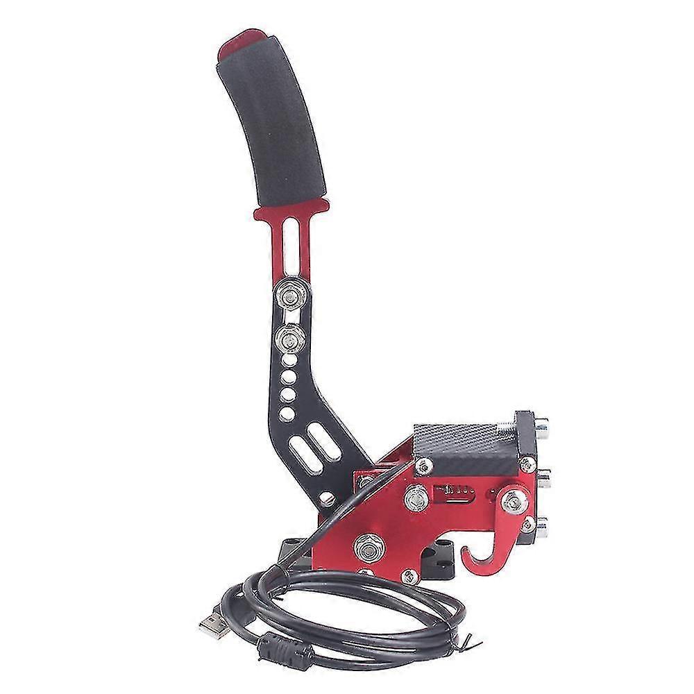 16bit Pc Usb Handbrake For Auto Racing Games G25/g27/g29 T500 Steel Amp; Aluminum Rally Adjustable For Pc Windows Dirt Rally -gt