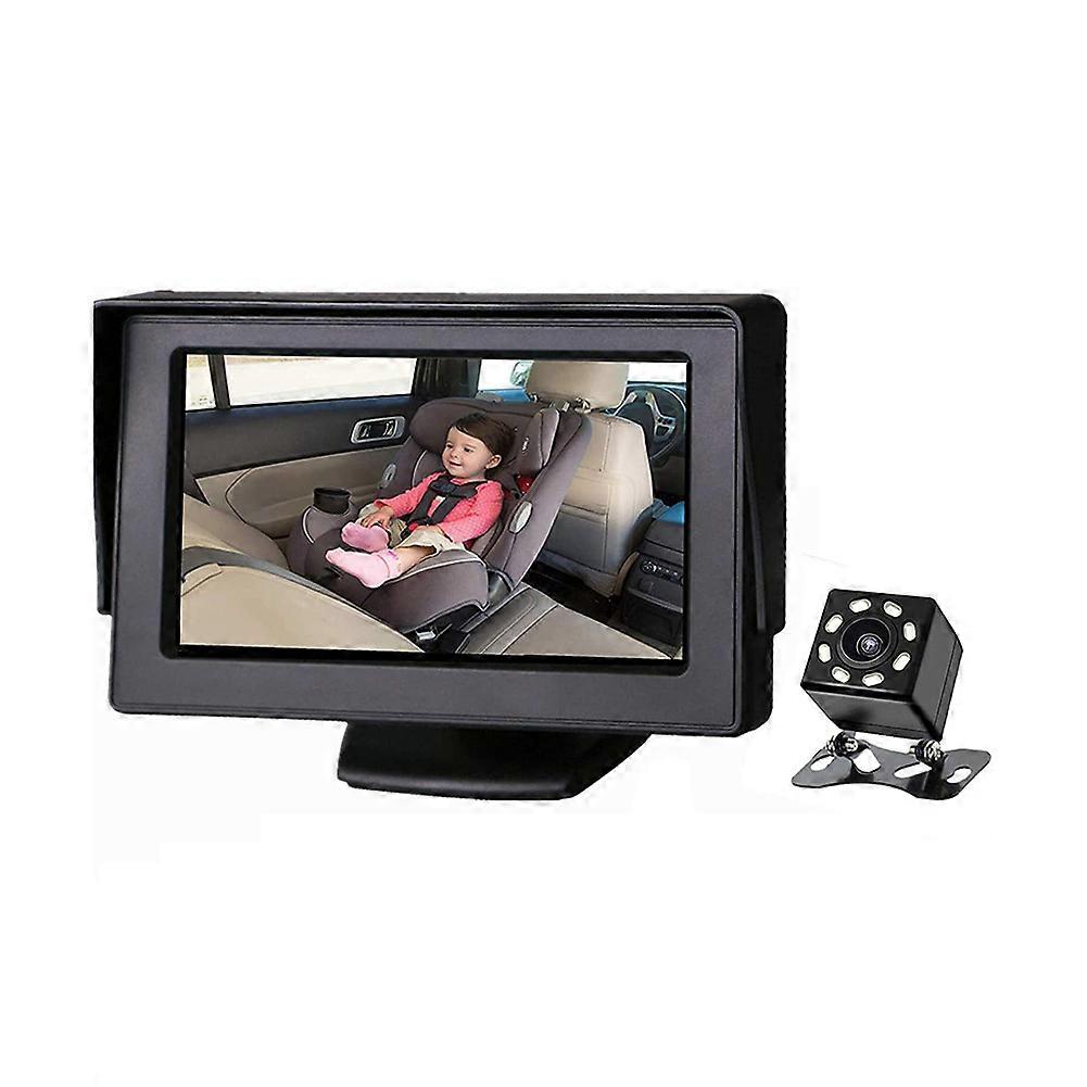 Car camera with baby mirror, with HD night vision, to observe baby's movements while driving for all vehicles