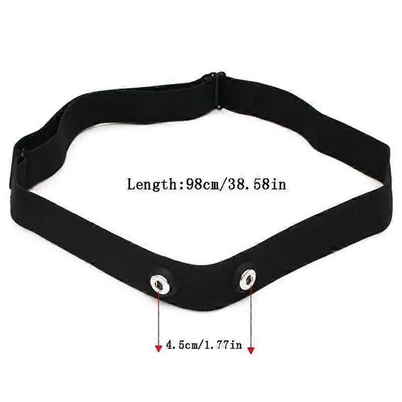 Universal Elastic Heart Rate Chest Belt Strap Band for Polar Wahoo Suunto Garmin Heart Rate Sensor Monitor Transmitter