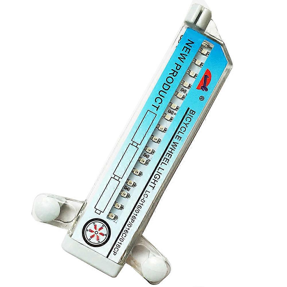 3D自転車スポークLEDライトカラフルな自転車ホイールライトマルチカラー42パターン16LEDバイク