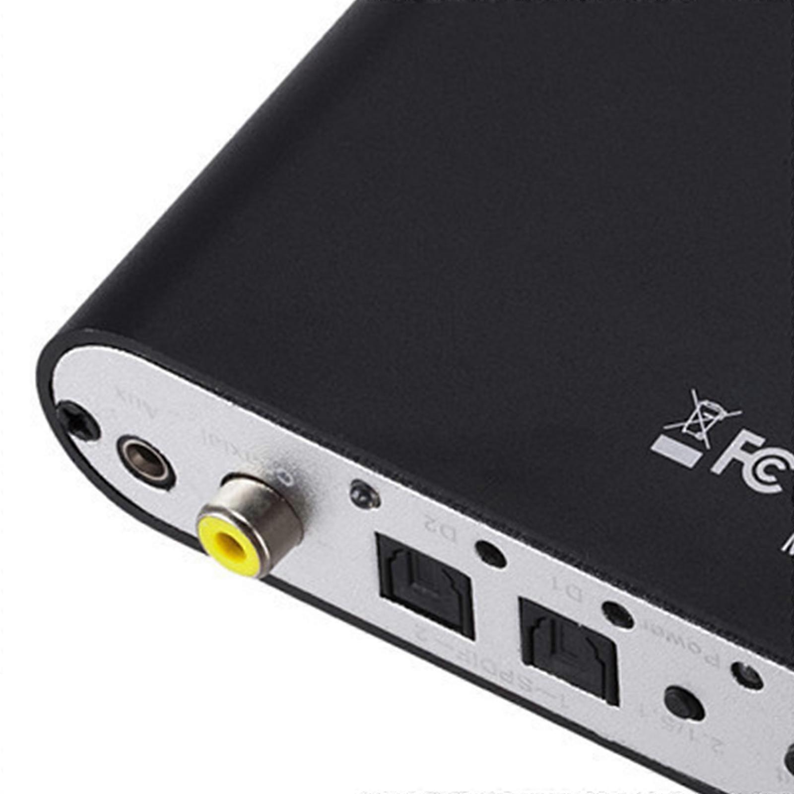 Digital 5.1 Audio Decoder Concert Halls Notebook for PS3 Coaxial Digital Optical HD Player Stereo Input Camera