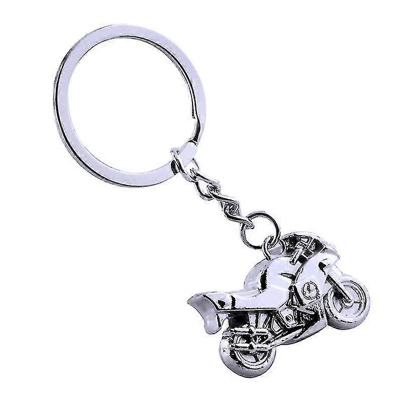 Cool Silver Metal Charm Car Key Ring Keychain