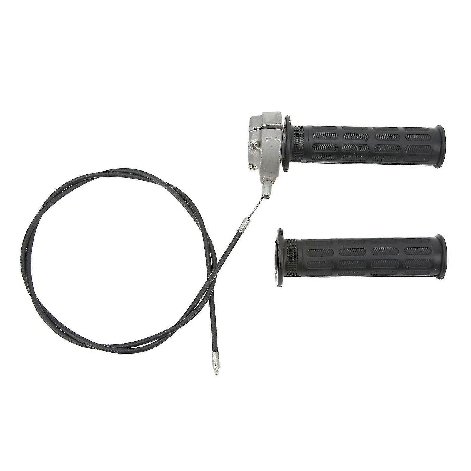 2pcs Twist Throttle Cable Handle Accelerator Handle Grips Replacement For Coleman Ct200u Ct200uex Bt200x