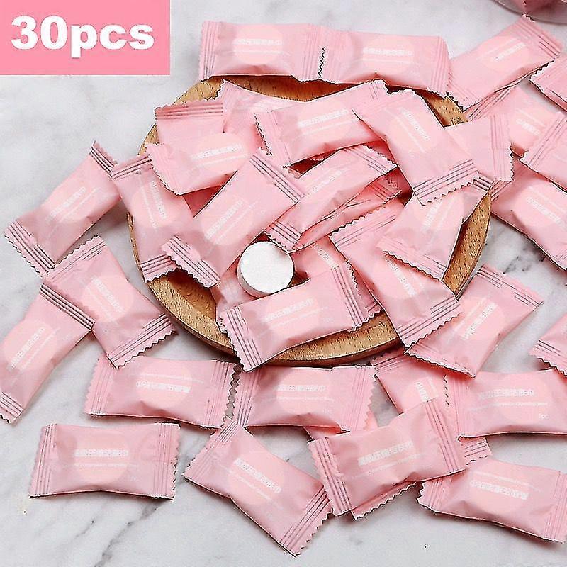 30pcs Compressed Towel Face Disposable Portable Travel