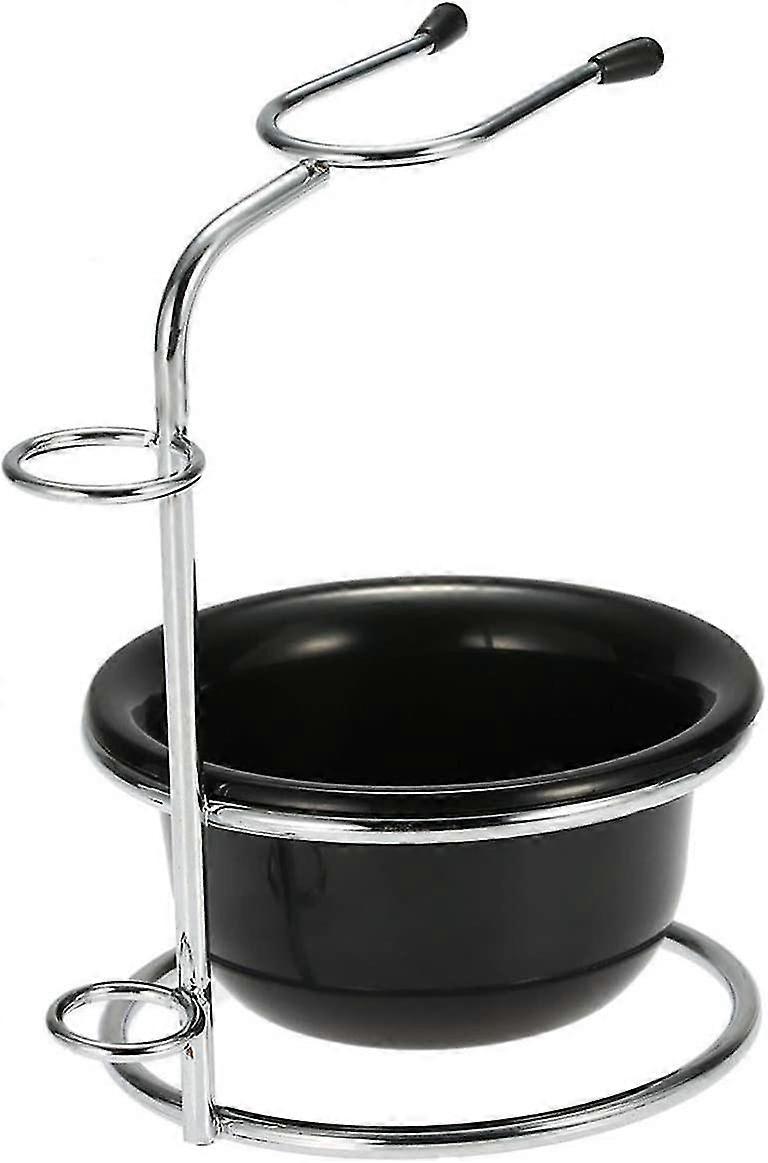 Stylish Alloy Shaving Brush Holder And Bowl Set For Heilwiy Durable Razor Brush Holder
