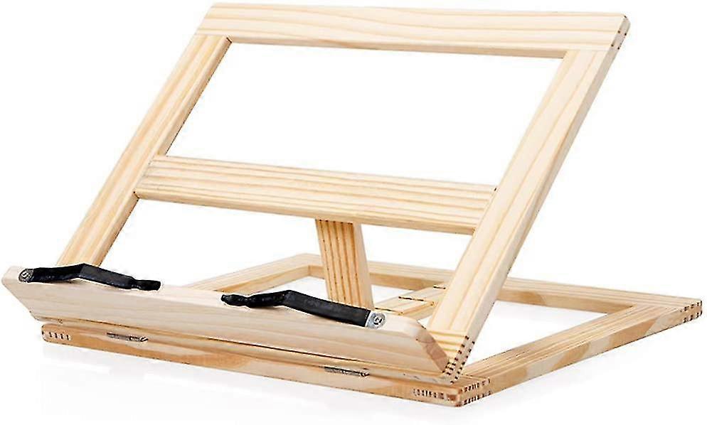 Pine Wood Cookbook Stand